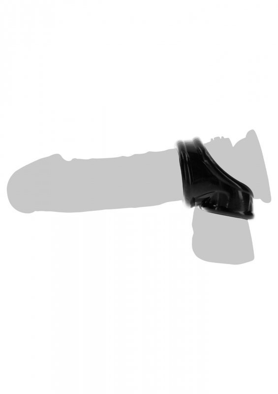 Tri Ring Penis & Balls Black