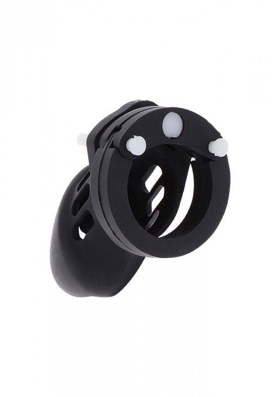 Chastity Cock Cage Silicone S Black