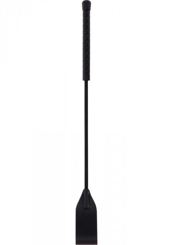 Crop Flapper Whip Black