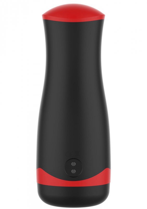 Masturbator Vibrating&Squeeze Black