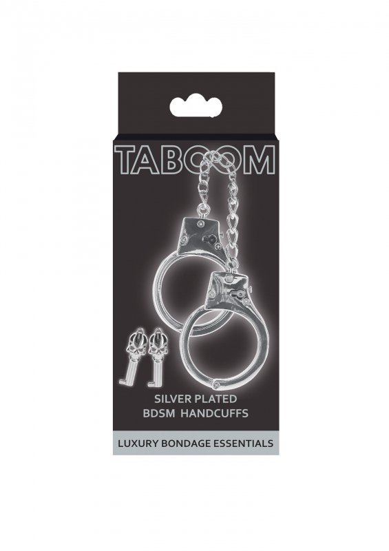Silver Plated BDSM Handcuffs