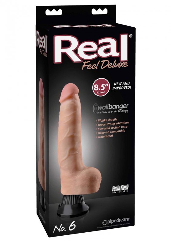 Wibrator-REAL FEEL DELUXE 6 FLESH