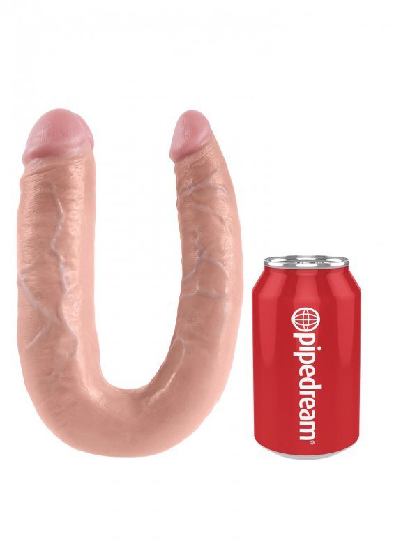 Dildo-COCK DOUBLE TROUBLE L FLESH