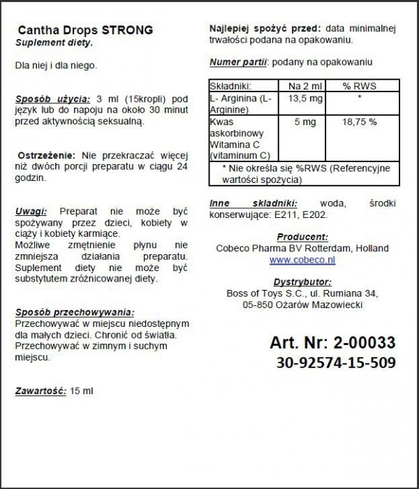 Supl.diety-Cantha Drops 15 ml