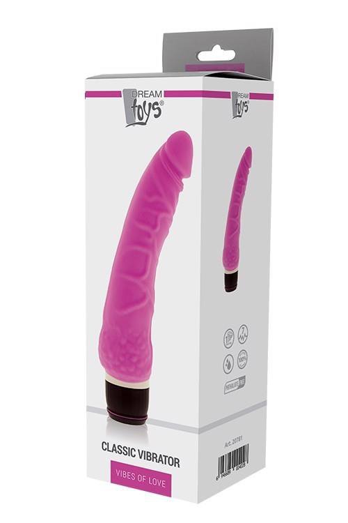 Dream Toys PURRFECT SILICONE CLASSIC 7.1INCH PINK - wibrator (różowy)