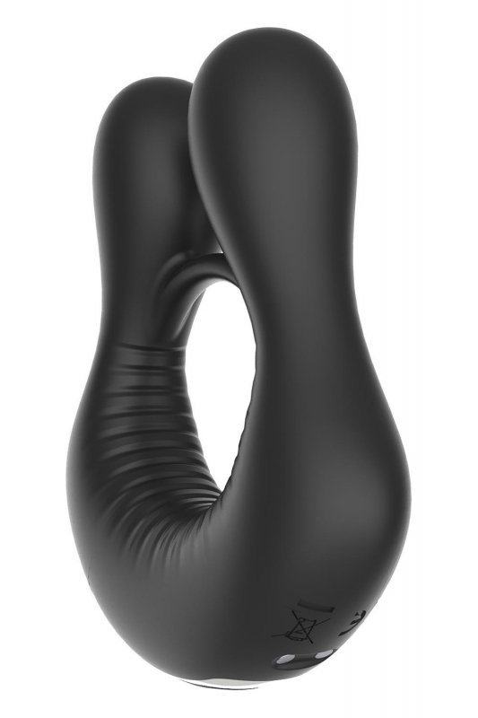 Dream Toys RAMROD STRONG VIBRATING COCKRING - pieścień na penisa z wibracjami (czarny)