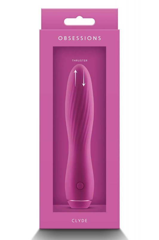 NS Novelties OBSESSION CLYDE DARK PINK - wibrator (różowy)