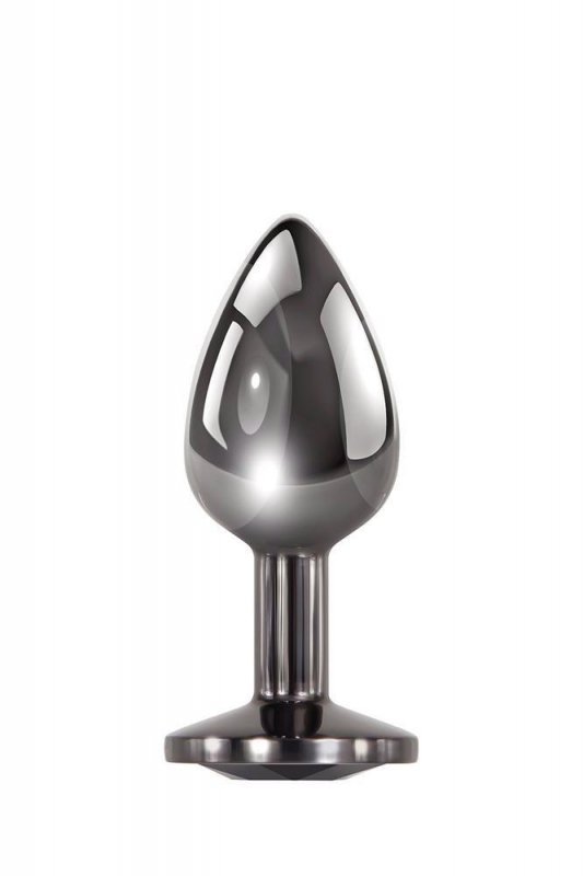 Evolved BLACK GEM ANAL PLUG SMALL - korek analny (srebrny)