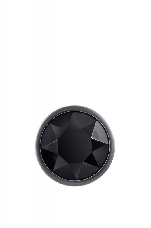 Evolved BLACK GEM ANAL PLUG SMALL - korek analny (srebrny)