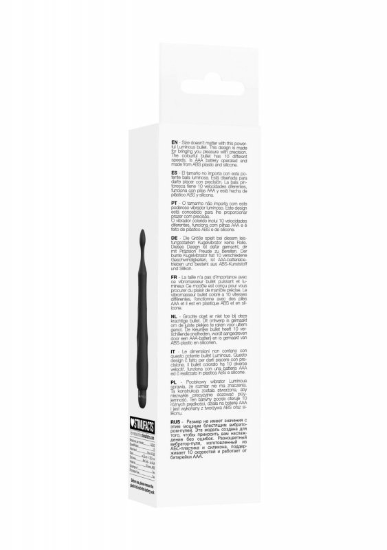 Dido - ABS Bullet With Sleeve - 10-Speeds - Black