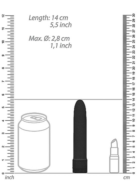 5,5&quot; Vibrator - Biodegradable - Black