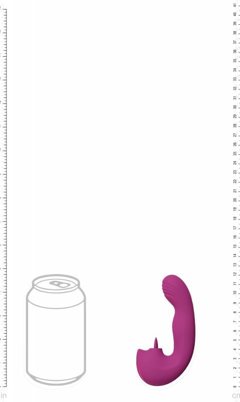 VIVE - Yumi - Rechargeable Triple Motor - G-Spot Finger Motion Vibrator and Flickering Tongue Stimul