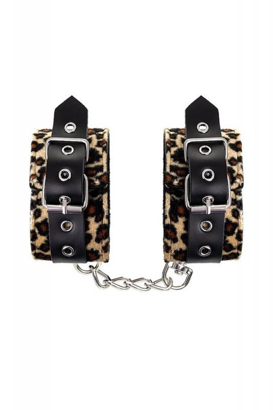 Anonymo handcuffs, PU leather, print, 27 cm