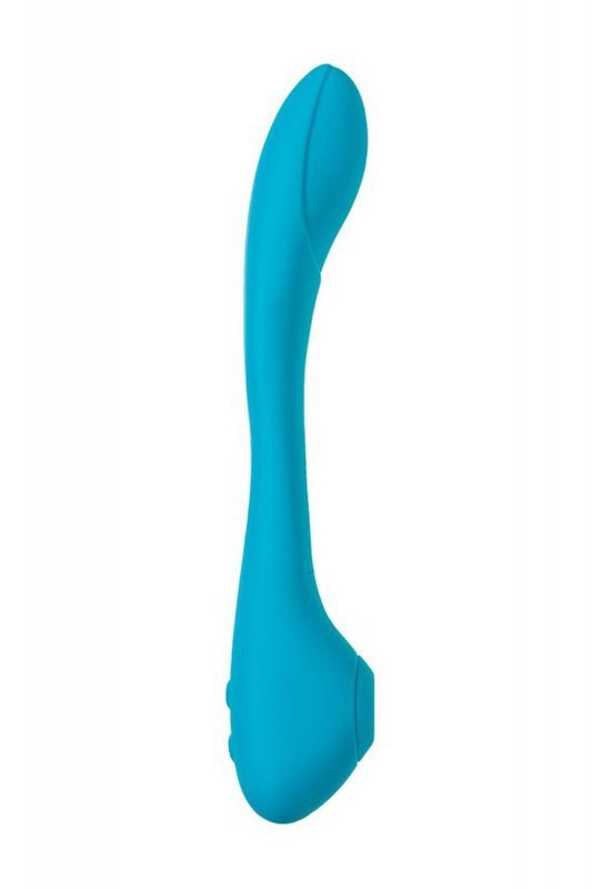 Multifunctional vibrator L&#039;Eroina Cycla, silicone, blue, 20 cm