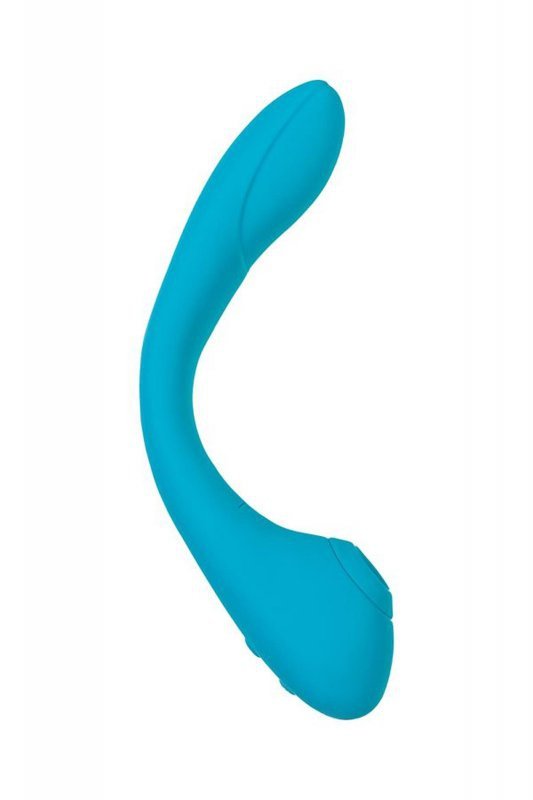 Multifunctional vibrator L&#039;Eroina Cycla, silicone, blue, 20 cm