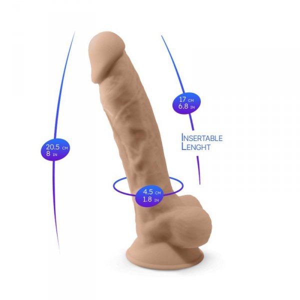Dildo-SD.Model 1 (8&quot;) Flesh BOX
