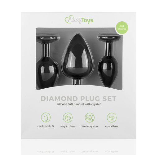 Plug-Diamond Plug Set-Black