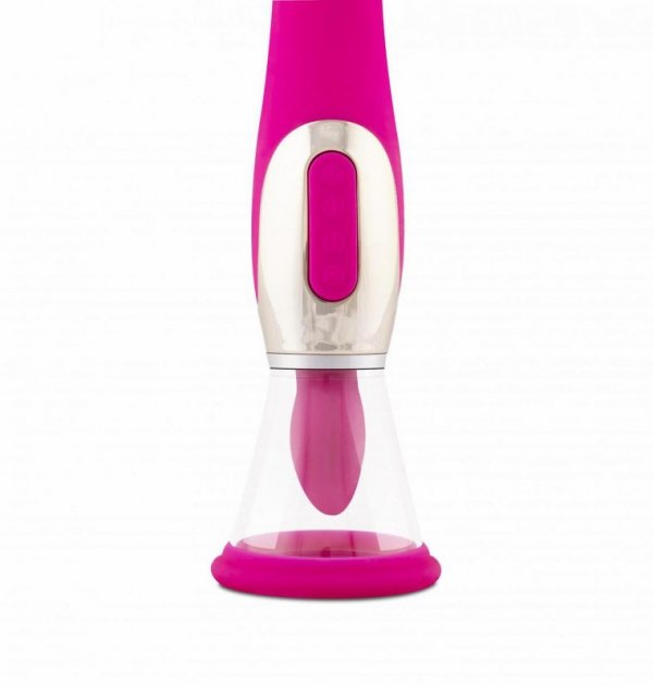 Pleasure Pump With G-Spot Vibrator - Pink