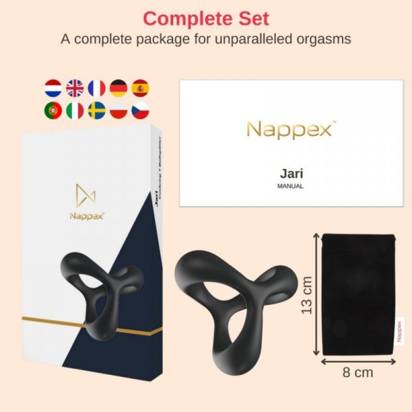 Cockring - Nappex™ Jari - Premium Cockrings (10 Languages)
