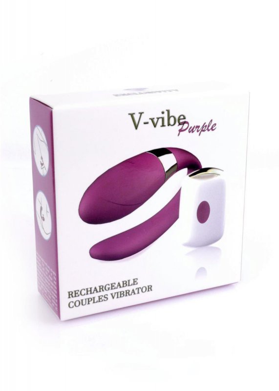 Stymulator-V-Vibe Purple USB 7 Function / Remote Control