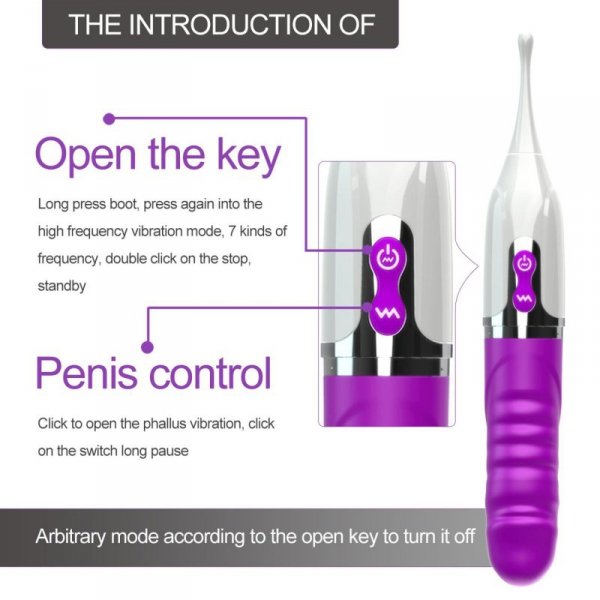 Stimulator clitoris, USB Magnetic charging, 7 Frequency Vibration