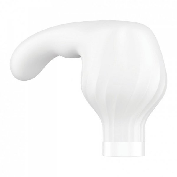 Satisfyer Double Wand-er - masażer z wymienną nasadką (biały)