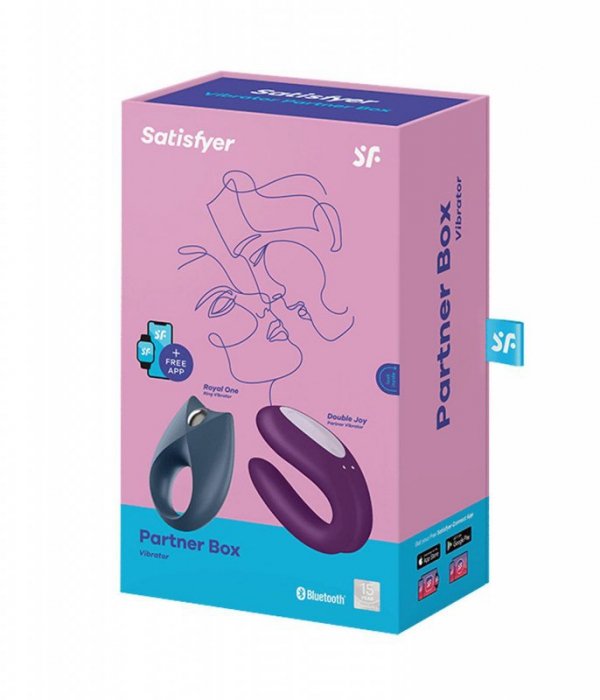 Satisfyer Wibrator-Partner Box 2 (Double Joy + Royal One) - zestaw akcesoriów