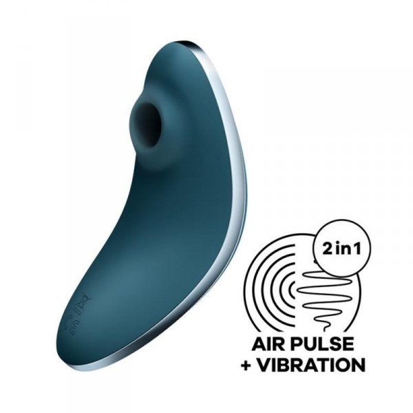 Satisfyer Vulva Lover 1 blue - masażer łechtaczki (niebieski)