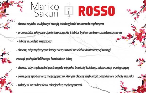 Feromony-Mariko Sakuri ROSSO 50ml for women