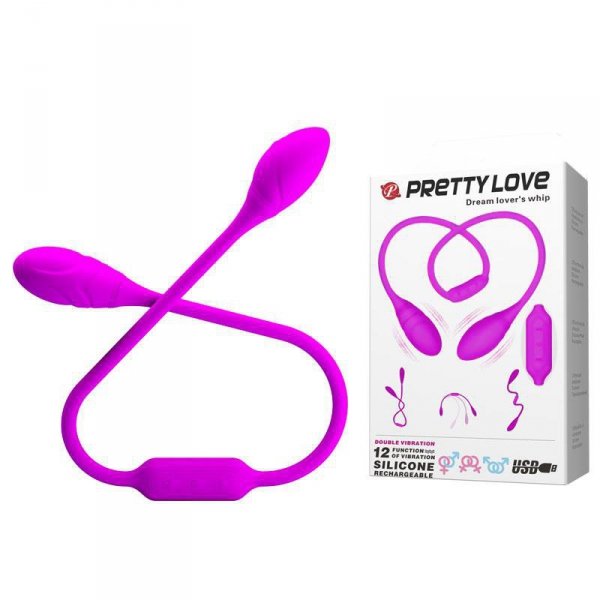 PRETTY LOVE -Dream lover&#039;s whip, 12 vibration functions Bendable