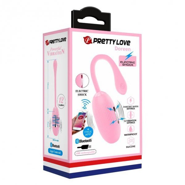 PRETTY LOVE - DOREEN 3 Electric Shock / 12 Vibrations USB, APP
