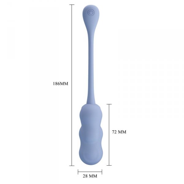 PRETTY LOVE - LESHY Dream Chaser 4, Blue, 12 vibration functions Wireless remote control