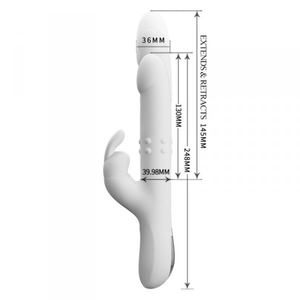 PRETTY LOVE - Reese, 12 vibration functions 4 rotation functions 4 thrusting settings