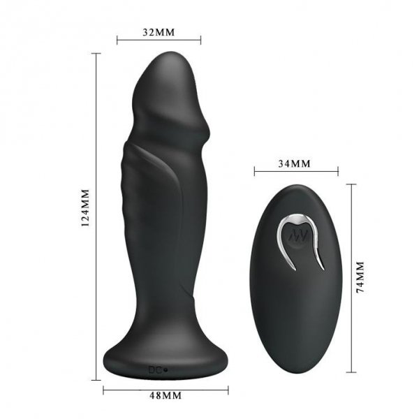 MR PLAY - POWERFULL VIBRATING Anal Plug