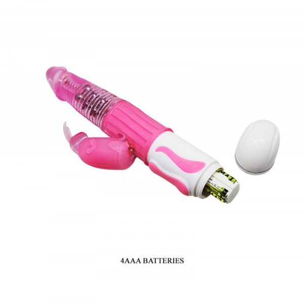 BAILE- Fasination Vibrator Pink,12 vibration functions 4 rotation functions