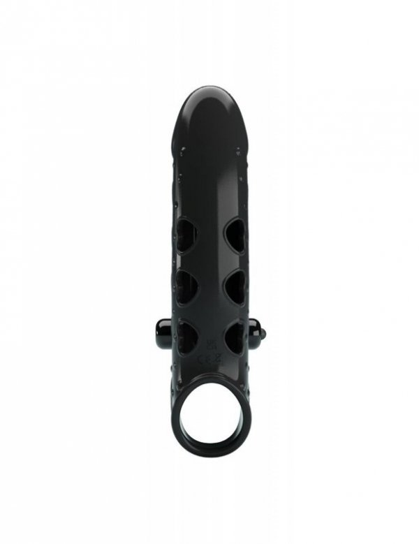 PRETTY LOVE - ROMANCE - VIBRATING PENIS SLEEVE BLACK