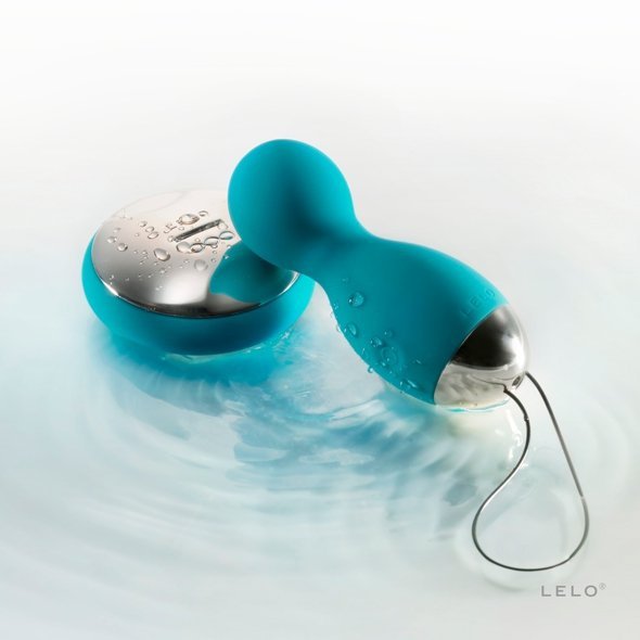 LELO Hula Beads - Wibrujące Jajko (oceaniczny błękit)