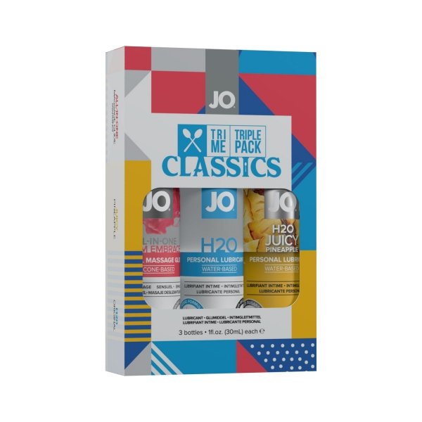 System JO Tri Me Triple Pack Classic - zestaw lubrykantów 3x30 ml