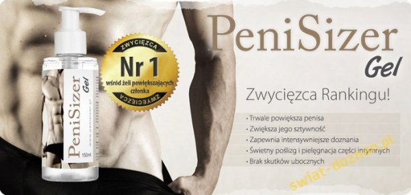 Penisizer Gel 150ml – żel na powiększenie penisa 