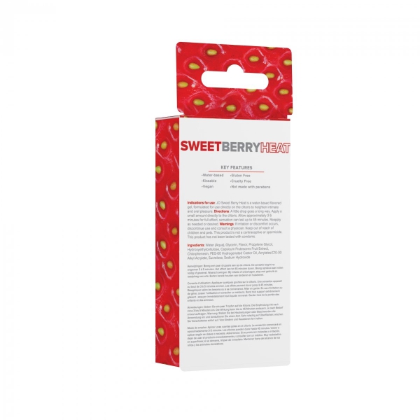 System JO Flavored Arousal Gel Sweet Berry Heat 10 ml - żel stymulujący 10 ml (słodka jagoda)