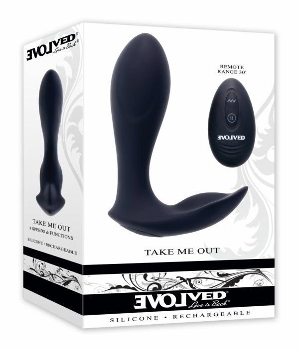 Evolved Take Me Out - wibrator (czarny)