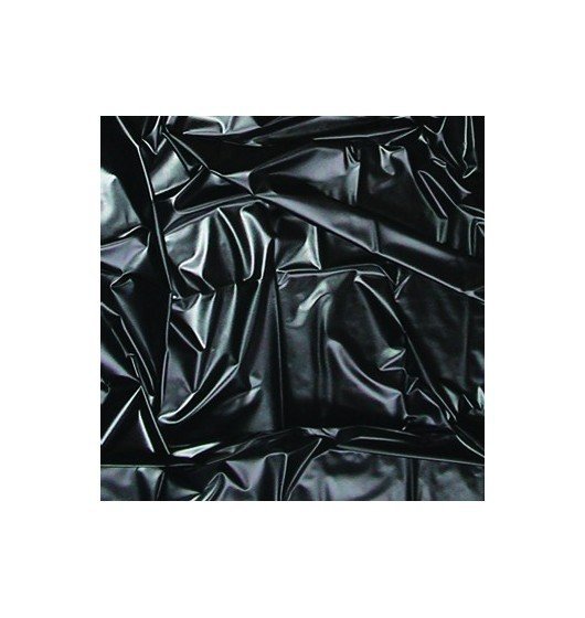 Joydivision Feucht-Spielwiese - prześcieradło winylowe, czarne (180 x 260)