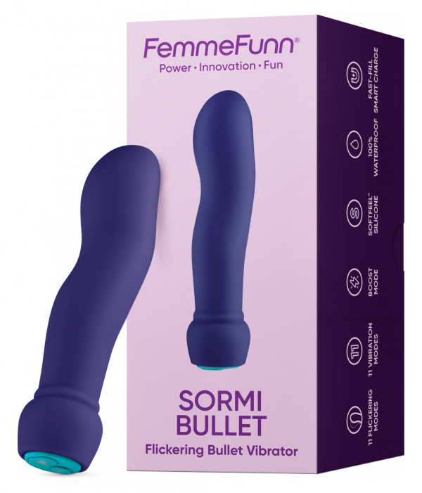 FemmeFunn Sormi Bullet Dark Purple - mini wibrator (fioletowy)