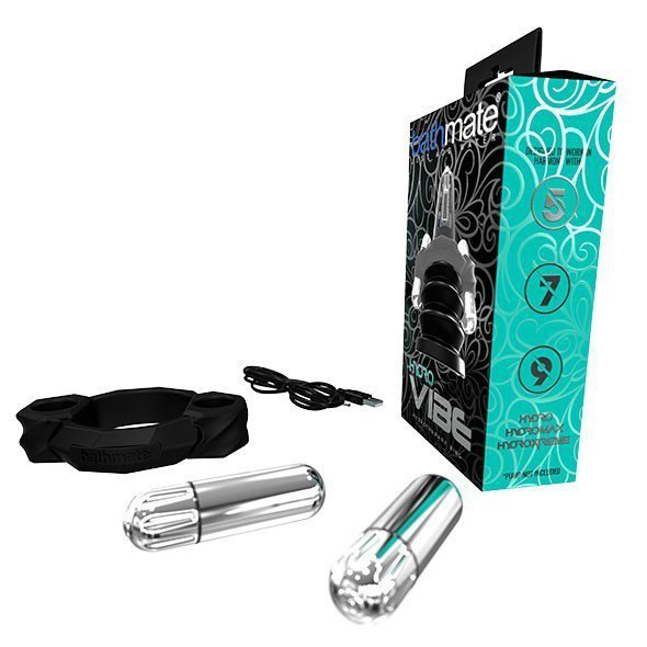 Bathmate HydroVibe - wibrujący nabój do pompek Bathmate (czarny)