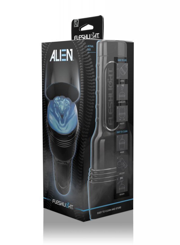 Fleshlight masturbator Freaks Alien Blue Metallic - masturbator (kosmiczny)