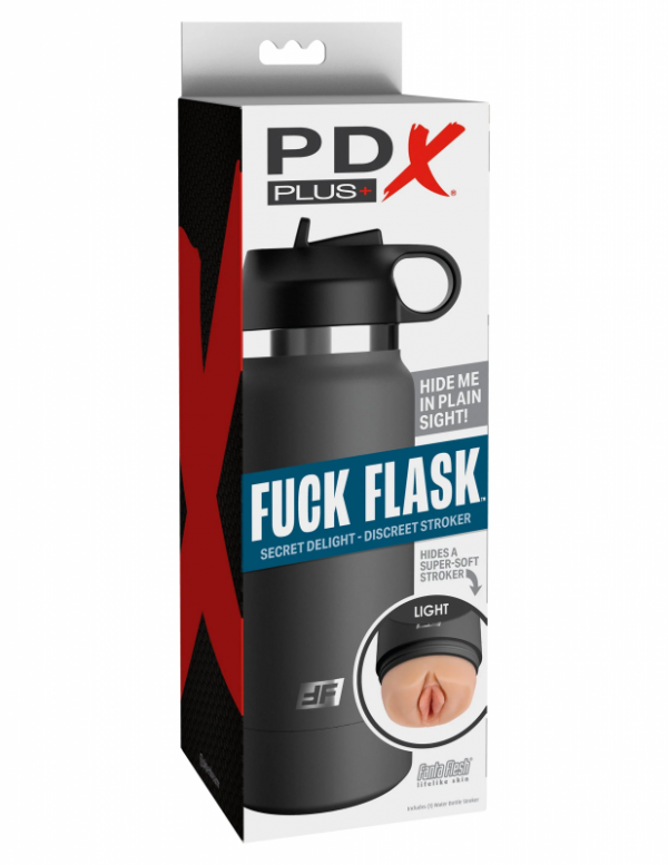 Pipedream PDX Plus - Fuck Flask Secret Delight - masturbator (czarny)