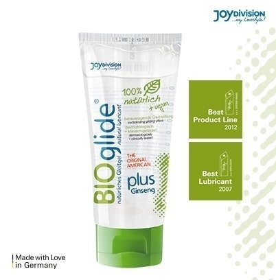 JoyDivision BIOglide American 100 ml - lubrykant na bazie wody z żeń - szeniem