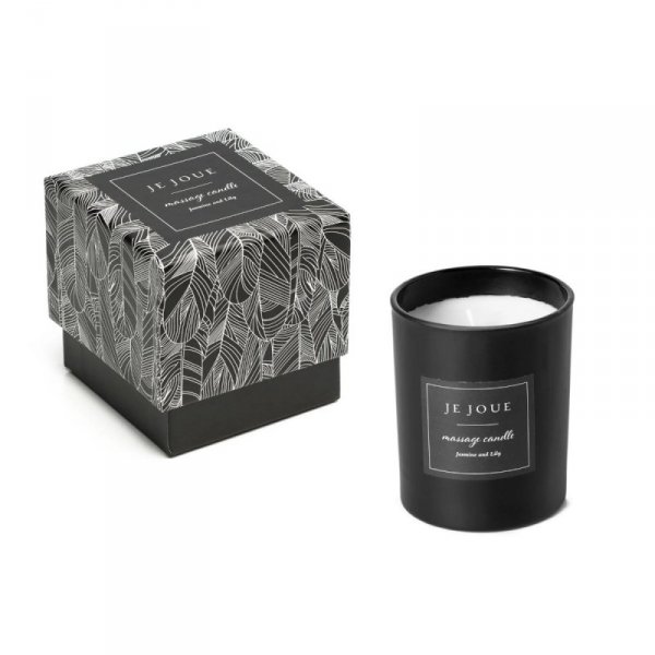 Je Joue Luxury Massage Candle Jasmine &amp; Lily - świeca do masażu (czarny)