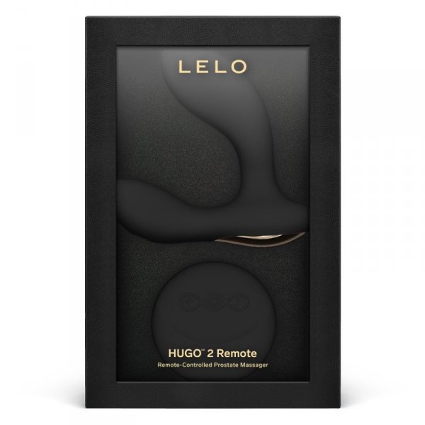 Lelo Hugo 2 Remote Black – Masażer Prostaty na pilota (czarny)