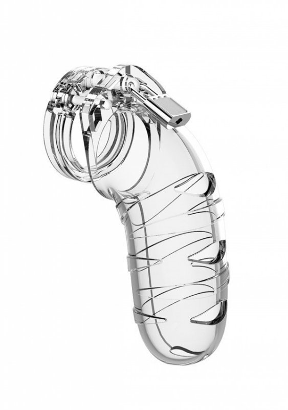 ManCage Model 05 Chastity 5.5'' Cock Cage - męski pas cnoty (przezroczysty)